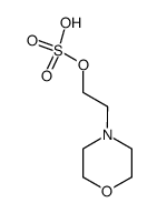 sulfuric acid mono-(2-morpholin-4-yl-ethyl) ester Structure