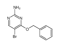 4-benzyloxy-5-bromo-pyrimidin-2-ylamine Structure