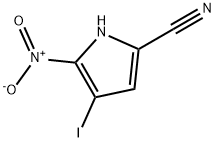 4-Iodo-5-nitro-1H-pyrrole-2-carbonitrile结构式