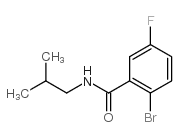 2-BROMO-5-FLUORO-N-ISOBUTYLBENZAMIDE structure