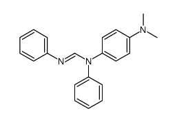 N-[4-(dimethylamino)phenyl]-N,N'-diphenylmethanimidamide结构式