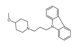 9-[3-(4-methoxypiperidin-1-yl)propyl]carbazole Structure