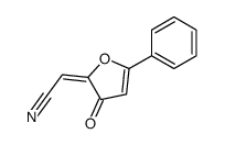 2-(3-oxo-5-phenylfuran-2-ylidene)acetonitrile结构式