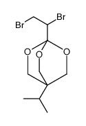 4-(1,2-dibromoethyl)-1-propan-2-yl-3,5,8-trioxabicyclo[2.2.2]octane结构式