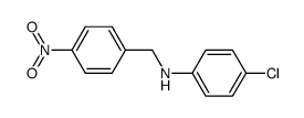 2-chloro-N-(4-nitrobenzyl)benzenamine Structure