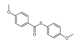 S-(4-methoxyphenyl) 4-methoxybenzenecarbothioate结构式