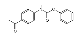 4-[(phenoxycarbonyl)amino]acetophenone结构式