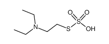 thiosulfuric acid S-(2-diethylamino-ethyl ester) Structure