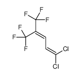 1,1-dichloro-5,5,5-trifluoro-4-(trifluoromethyl)penta-1,3-diene结构式
