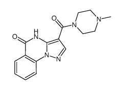 3-[(4-methylpiperazin-1-yl)carbonyl]pyrazolo[1,5-a]quinazolin-5(4H)-one Structure