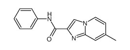 IMidazo[1,2-a]pyridine-2-carboxamide, 7-Methyl-N-phenyl-结构式