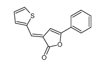 (E)-5-phenyl-3-(2-thienylmethylene)-2(3H)-furanone Structure