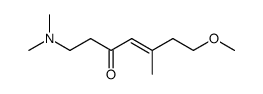 1-dimethylamino-7-methoxy-5-methyl-hept-4-en-3-one Structure