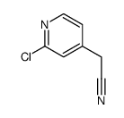 2-(2-chloropyridin-4-yl)acetonitrile Structure