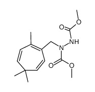 N1-<(2,5,5-Trimethyl-1,3,6-heptatrienyl)methyl>-N1,N2-hydrazindicarbonsaeure-dimethylester Structure