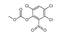 Methyl-<3,4,6-trichlor-2-nitro-phenyl>-carbonat Structure