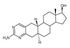 2'-amino-estrano[3,2-d]pyrimidin-17-ol Structure