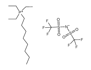 octyltriethylphosphonium NTf2结构式