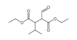 3-Isopropyl-2-formyl-bernsteinsaeure-diethylester Structure