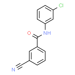 Benzamide, N-(3-chlorophenyl)-3-cyano-结构式