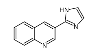 3-(1H-IMIDAZOL-2-YL)-QUINOLINE structure