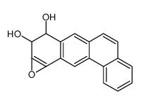 8,9-Dihydro-8,9-dihydroxybenz(a)anthracene 10,11-oxide结构式