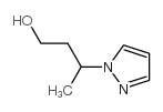 3-(1H-吡唑啉-1-yl)丁烷-1-醇结构式