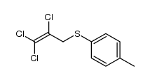 p-tolyl(2,3,3-trichloroallyl)sulfane Structure