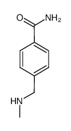4-((methylamino)methyl)benzamide结构式