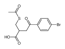 2-acetylthiomethyl-4-(4-bromophenyl)-4-oxobutanoic acid Structure