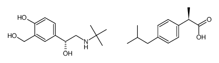 R-salbutamol*R-ibuprofen结构式