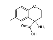 (S)-4-amino-6-fluoro-chromane-4-carboxylic acid结构式