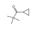 cyclopropyltrimethylsilylmethanone Structure