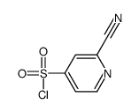 2-cyanopyridine-4-sulfonyl chloride结构式