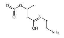 [4-(2-aminoethylamino)-4-oxobutan-2-yl] nitrate结构式