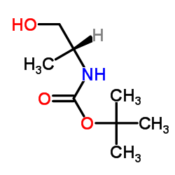 Boc-D-Alaninol Structure