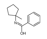 N-(1-methylcyclopentyl)benzamide结构式