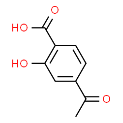 4-Acetyl-2-hydroxybenzoic acid Structure