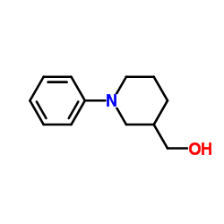 (1-Phenyl-3-piperidinyl)methanol structure