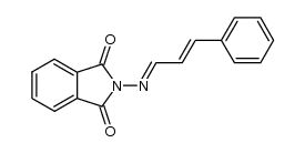 2{[(1E,2E)-3-phenylprop-2-en-1-ylidene]amino}-1H-isoindole-1,3(2H)-dione Structure