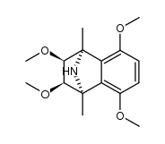 (1R,2S,3R,4S)-2,3,5,8-tetramethoxy-1,4-dimethyl-1,2,3,4-tetrahydro-1,4-epiminonaphthalene结构式