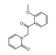 1-(2-(2-methoxyphenyl)-2-oxoethyl)pyridin-2(1H)-one结构式
