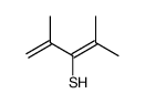 2,4-dimethylpenta-1,3-diene-3-thiol结构式