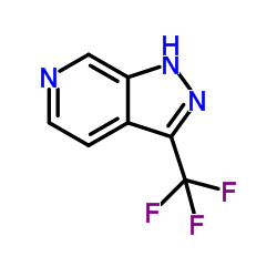 3-(Trifluoromethyl)-1H-pyrazolo[3,4-c]pyridine结构式
