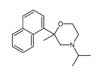 2-methyl-2-naphthalen-1-yl-4-propan-2-yl-morpholine Structure