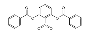 1,3-bis-benzoyloxy-2-nitro-benzene Structure