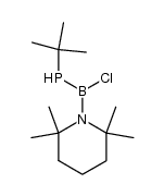 (tert-butylphosphino)(2,2,6,6-tetramethylpiperidino)boron chloride Structure