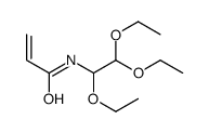 N-(1,2,2-triethoxyethyl)prop-2-enamide结构式