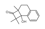 1-hydroxy-6,8,8-trimethyl-2,3-benzobicyclo[4,2,0]oct-2-en-7-one结构式