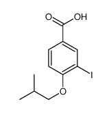 3-iodo-4-(2-methylpropoxy)benzoic acid Structure